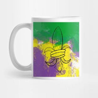 Mardi Gras Fleur de Lis Mug